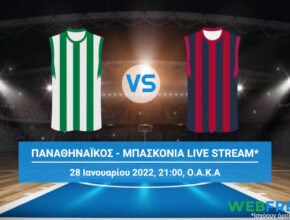 παναθηναικοσ μπασκονια live stream